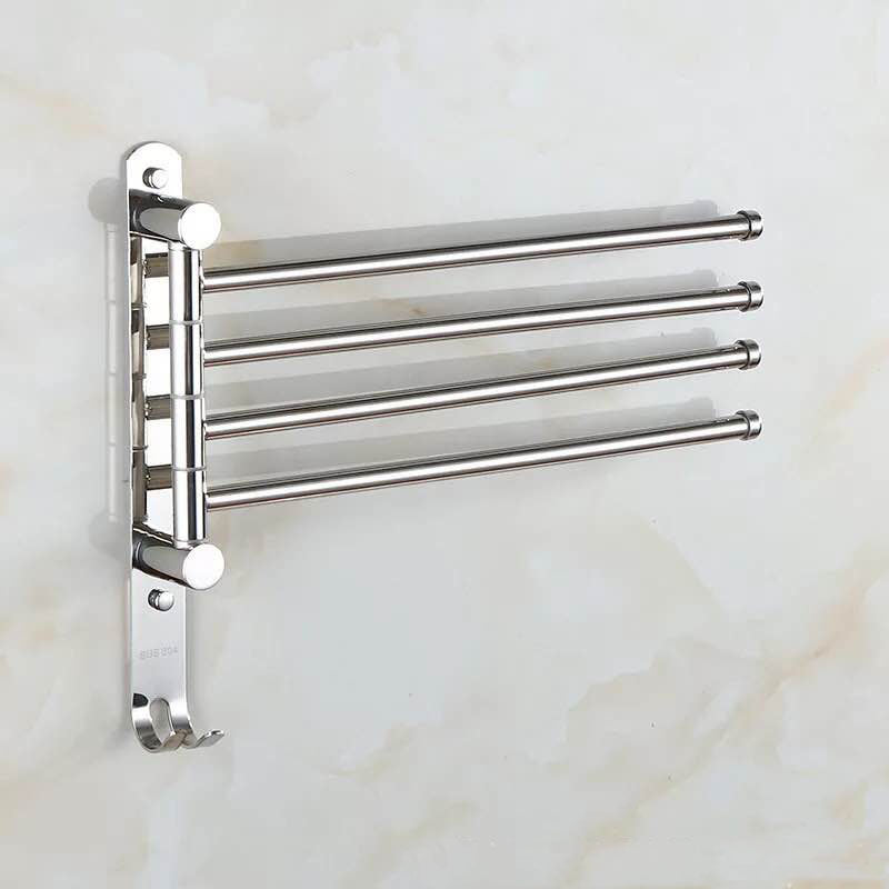 Stainless Steel Movable Towel Bar Rotating Towel Rack