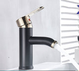 Matte Black Bathroom Faucet, Single Hole Bathroom Faucet, Single Handle Bathroom Faucet