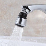 Plastic Imitation Metal Water Saving Faucet Bubbler Kitchen Universal Faucet 360 Degree Splash-Proof