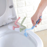3 Sets of Toilet S-shaped Toilet Brushes