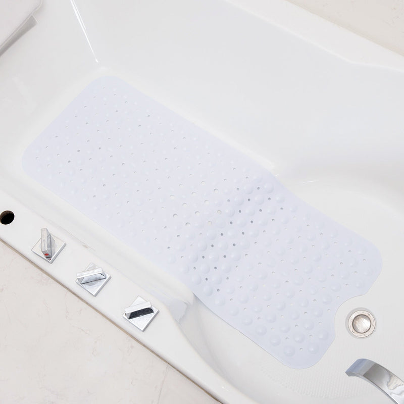 Power Grip Extra Long Bath Tub & Shower Mat, Wet Floor Non-Slip
