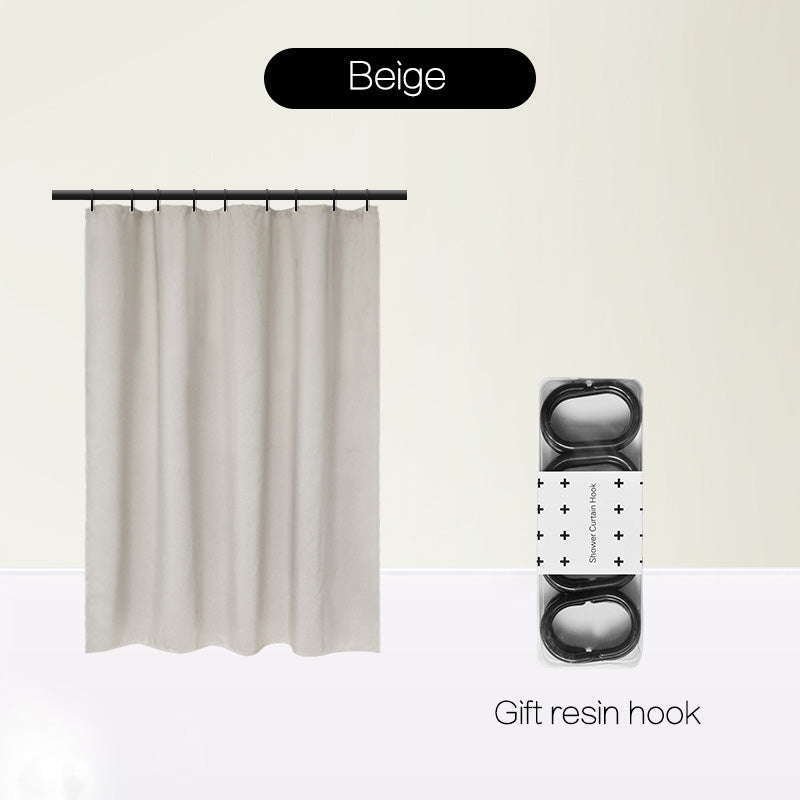 Magnetic Suction Non-Perforated Waterproof Bathroom Shower Curtain - Easy Install & No Drilling Required