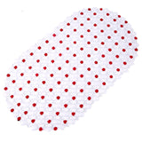 Shower and Transparent Bath Mat, Machine Washable Bathtub Mats, Extra Large Tub with Drain Holes and Suction Cups to Keep Floor Clean, Soft on Feet, Bathroom Accessories