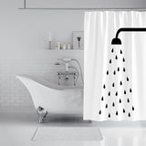 Modern Simple Waterproof Shower Curtain Partition Curtain