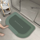 Cushion Bathroom Sliding  Door  Floor  Bathroom Foot Mat