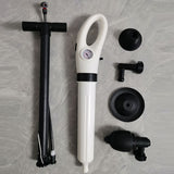 Toilet Dredger Pump High-Pressure Cleaners,Toilet Dredger for Rough Pipes with Accessories/White