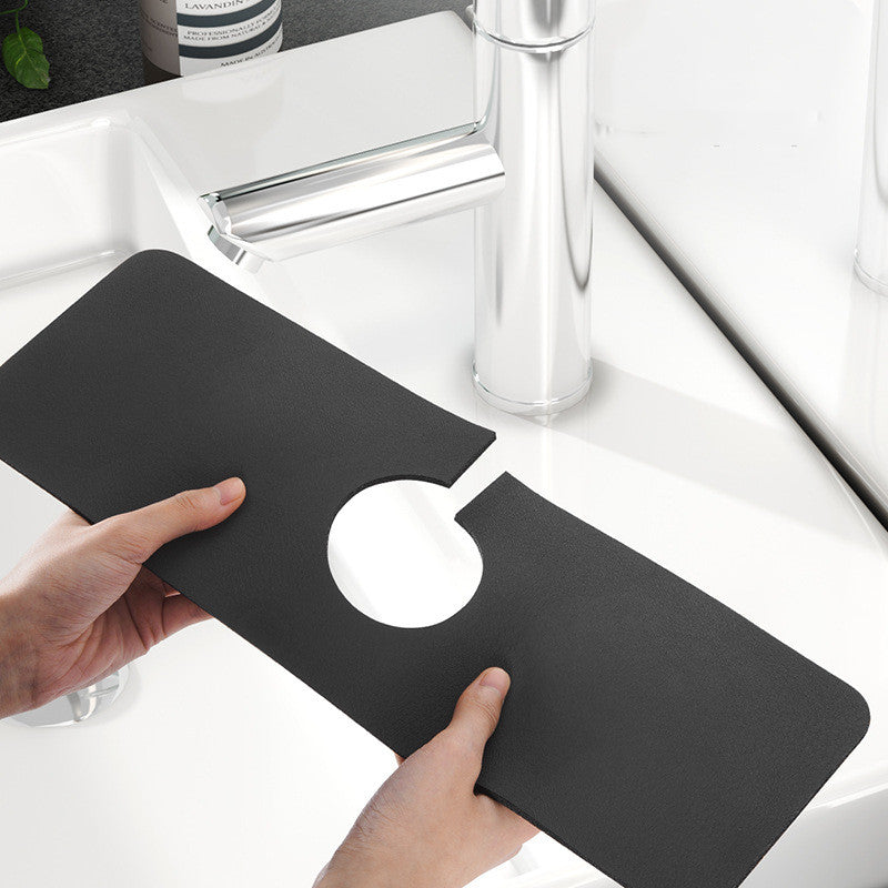 Diatomite Faucet Absorbent Pad Bathroom Bottom Thickened Waterproof