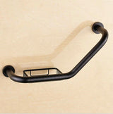 Bathtub Handle With Copper Grab Bars In Bathroom - Grab Bars