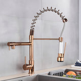 Faucet Pull Out Sink Faucet, Full Copper/Lead-Free/Chrome-Plated